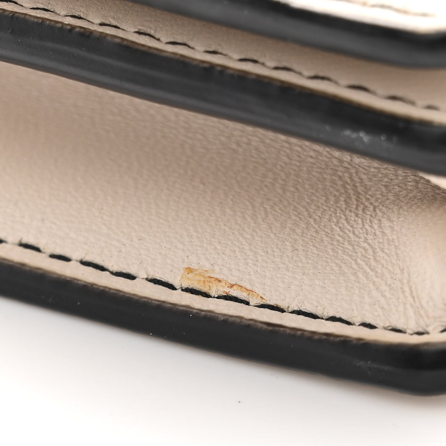 Nappa Intrecciato Chain Wallet Mist Abstract