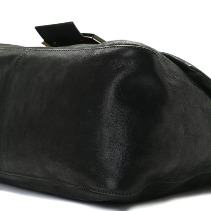 Fendi Vitello Savana Big Mama Baguette Black Tartaruga Natural 5 of 10