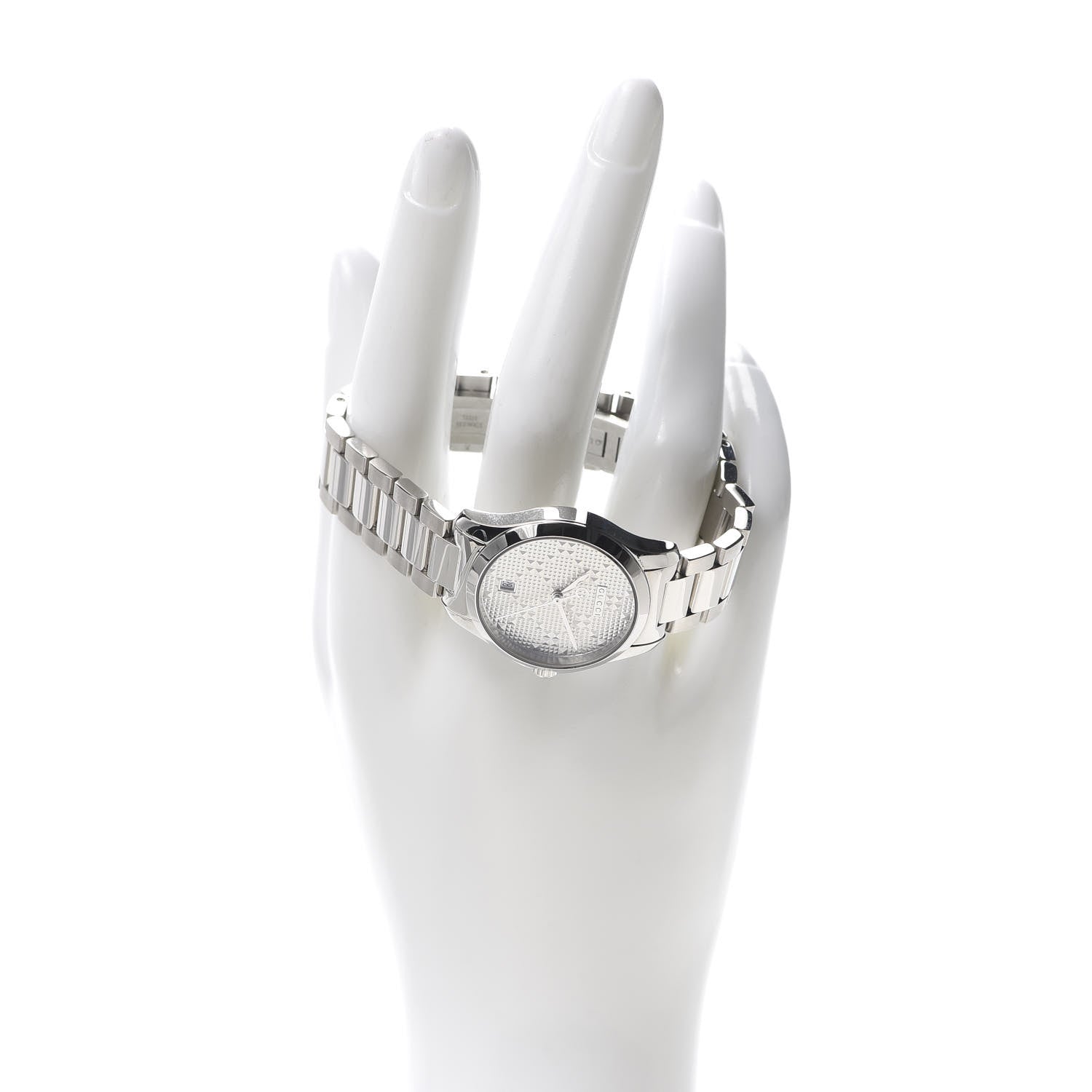 Gucci Stainless Steel 27mm G-Timeless Diamante Quartz Watch 2 of 6