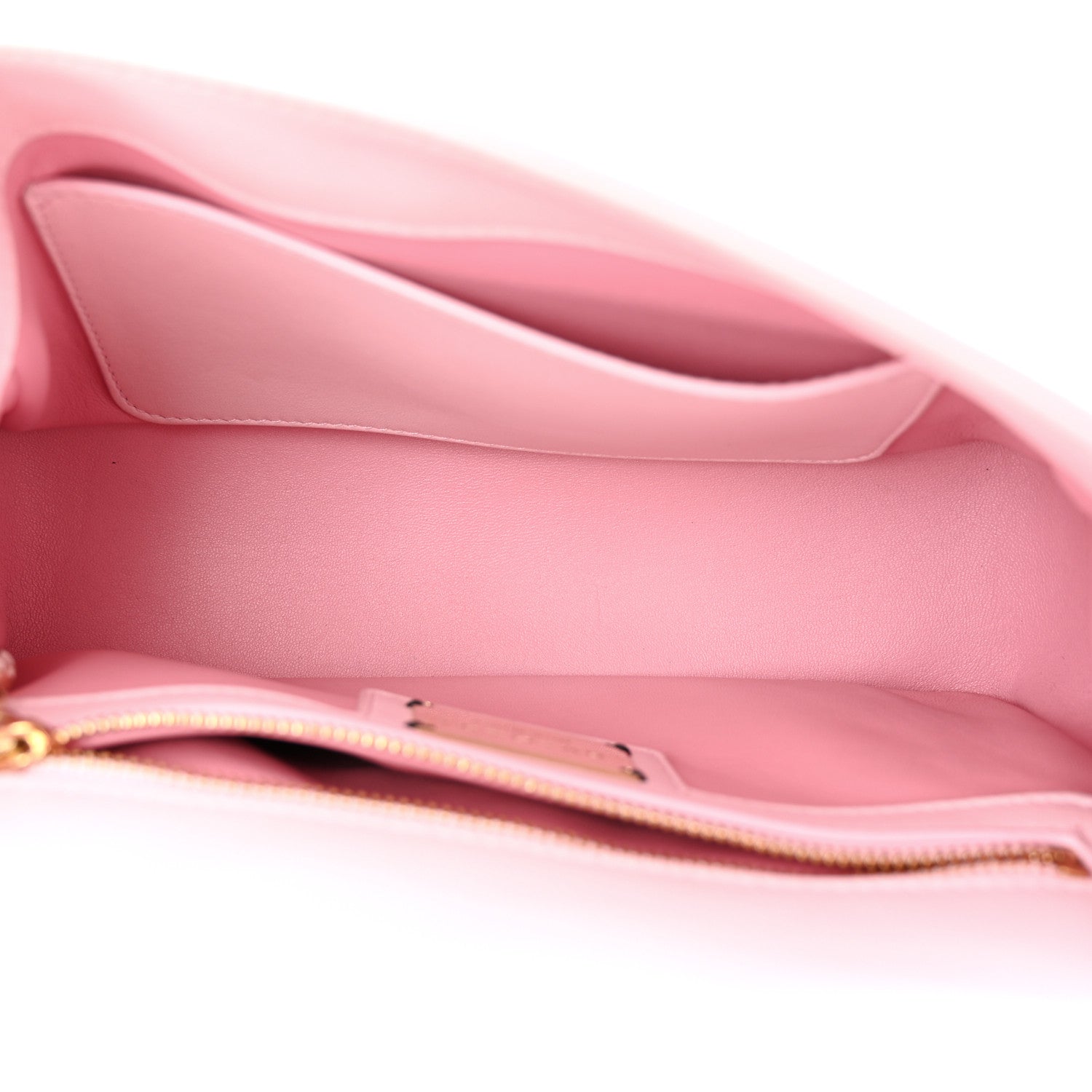 Bulgari Calfskin Matelasse Small Serpenti Cabochon Shoulder Bag Pink 5 of 10