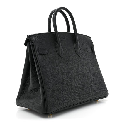 Hermes Togo Birkin 25 Black 3 of 10