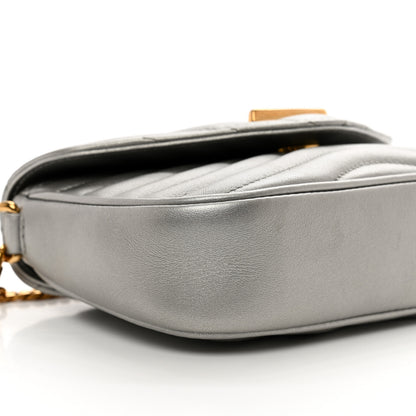 Louis Vuitton Calfskin New Wave Multi Pochette Metallic Grey 6 of 10