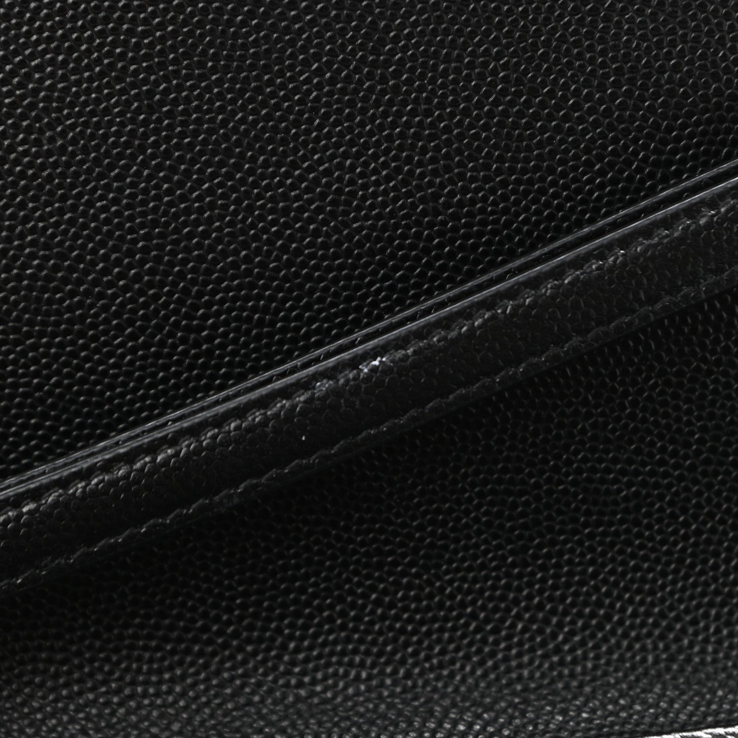Saint Laurent Grain De Poudre Matelasse Chevron Monogram Envelope Clutch Black 12 of 15