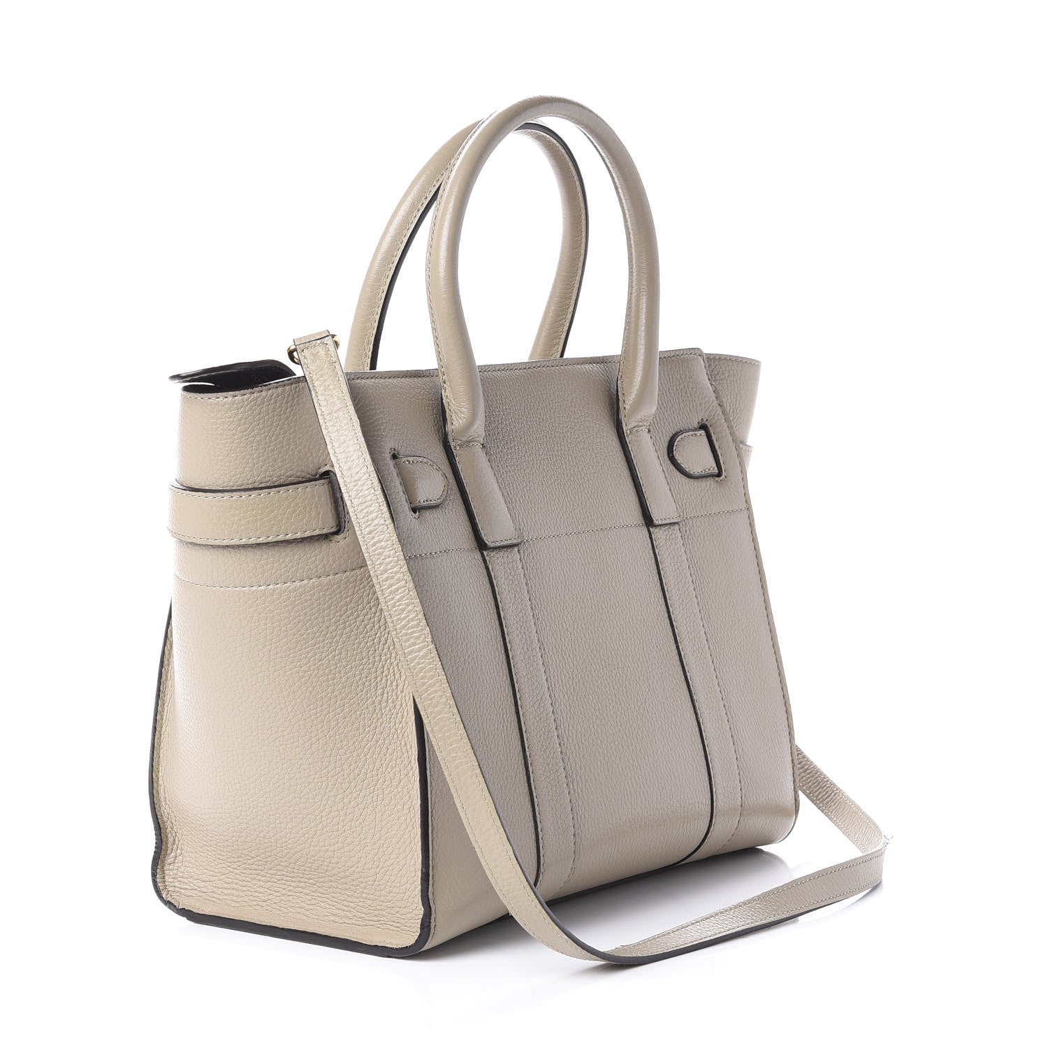 Mulberry Small Classic Grain Small Zipped Bayswater Dune 3 of 10