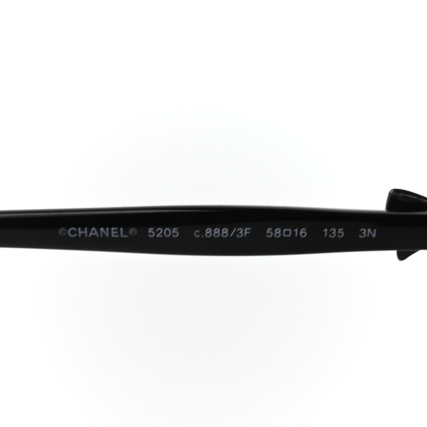 Chanel Acetate CC Bow Sunglasses 5205 Black 5 of 8
