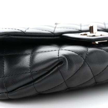 Chanel Calfskin Quilted CC Uniform Flap Belt Bag Black 10 of 11