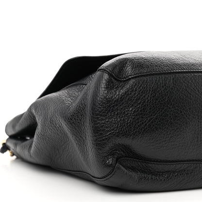Mulberry Small Classic Grain Calfskin Medium Lily Black 9 of 10