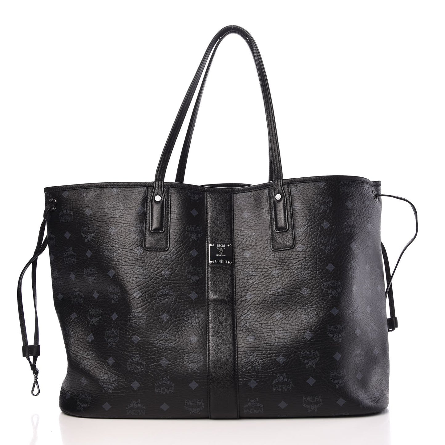 Visetos Large Liz Reversible Shopper Tote Black