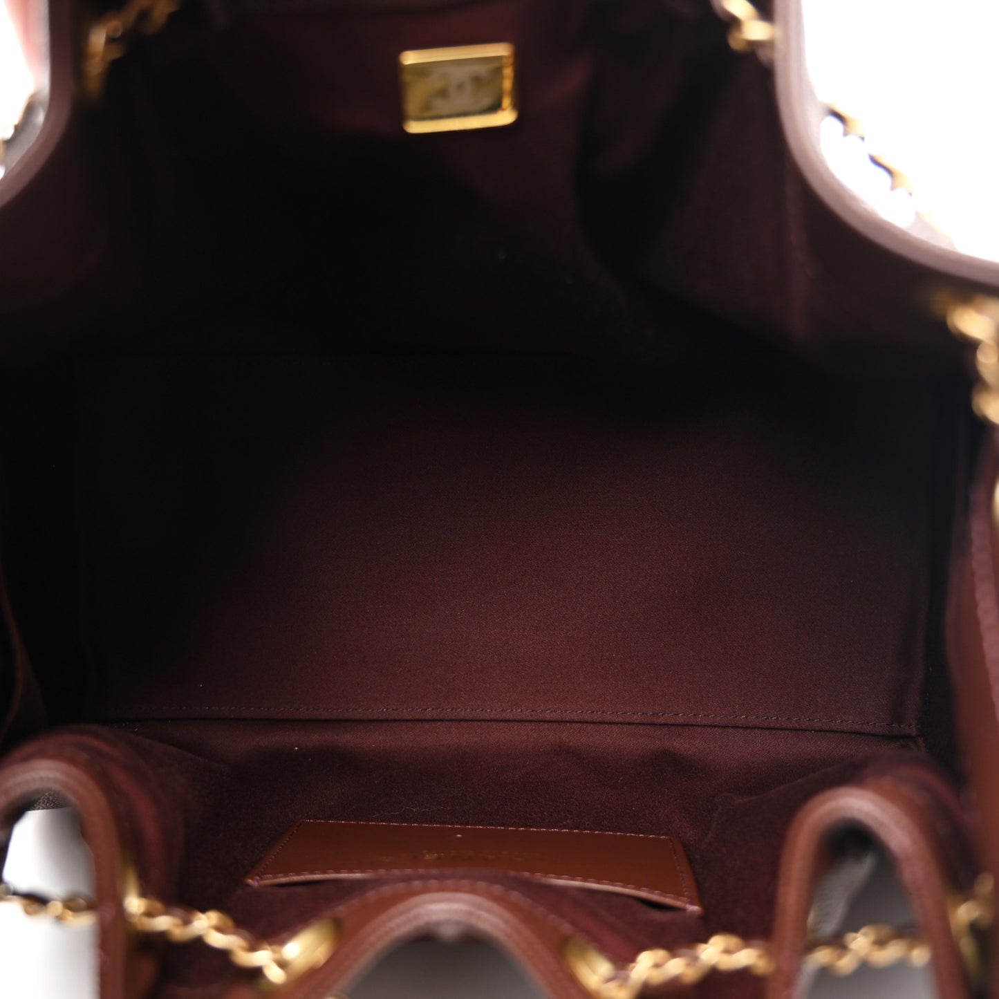 Caviar Quilted Small Chanel 25 Handbag Burgundy