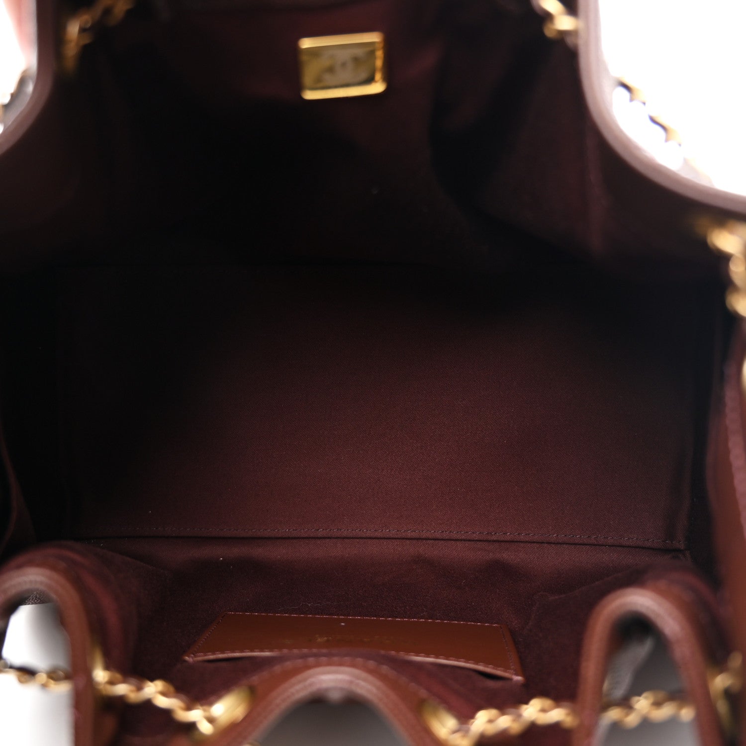 Chanel Caviar Quilted Small Chanel 25 Handbag Burgundy 5 of 11