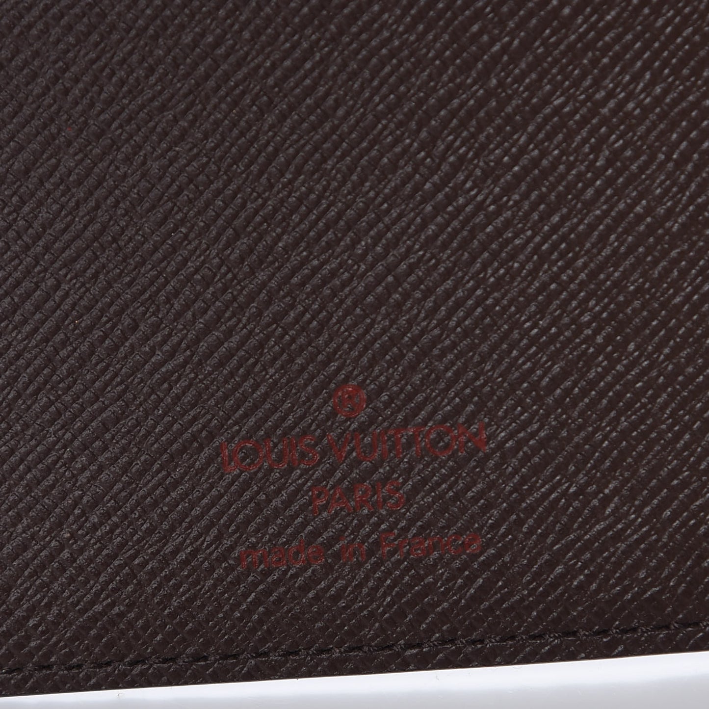 Damier Ebene Medium Ring Agenda Cover