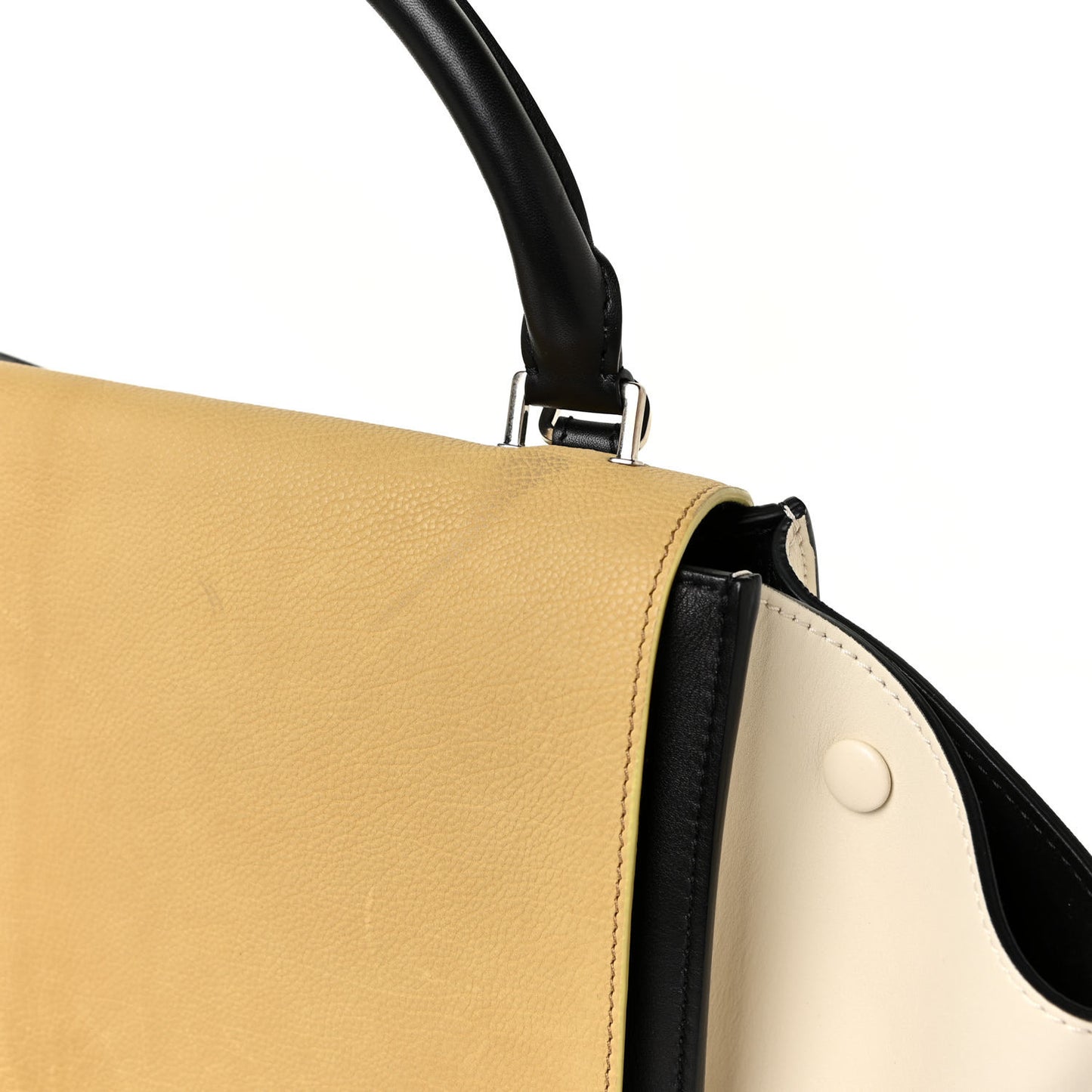Velluto Calfskin Medium Tri-Color Trapeze