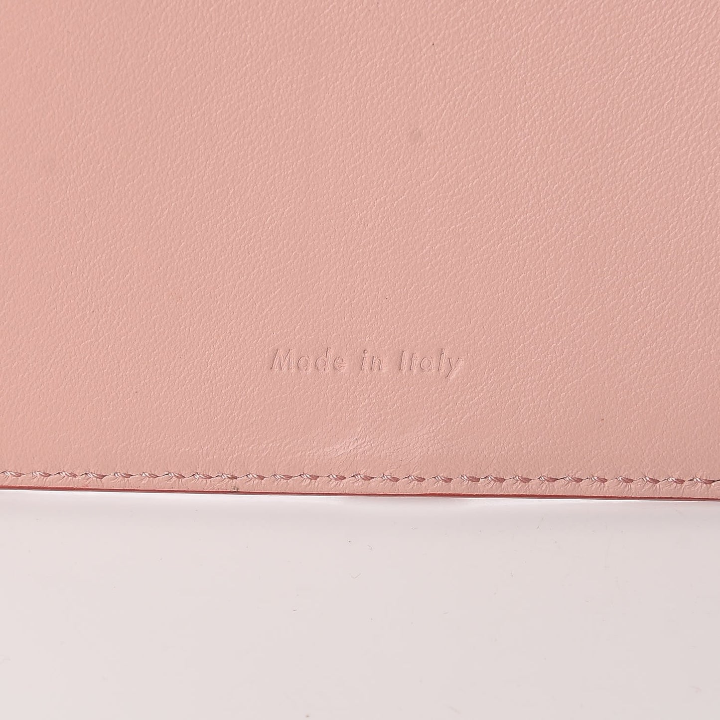 Grained Calfskin Medium Multifunction Strap Wallet Rust