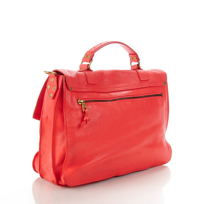 Proenza Schouler Lambskin Large PS1 Satchel Deep Coral 3 of 11