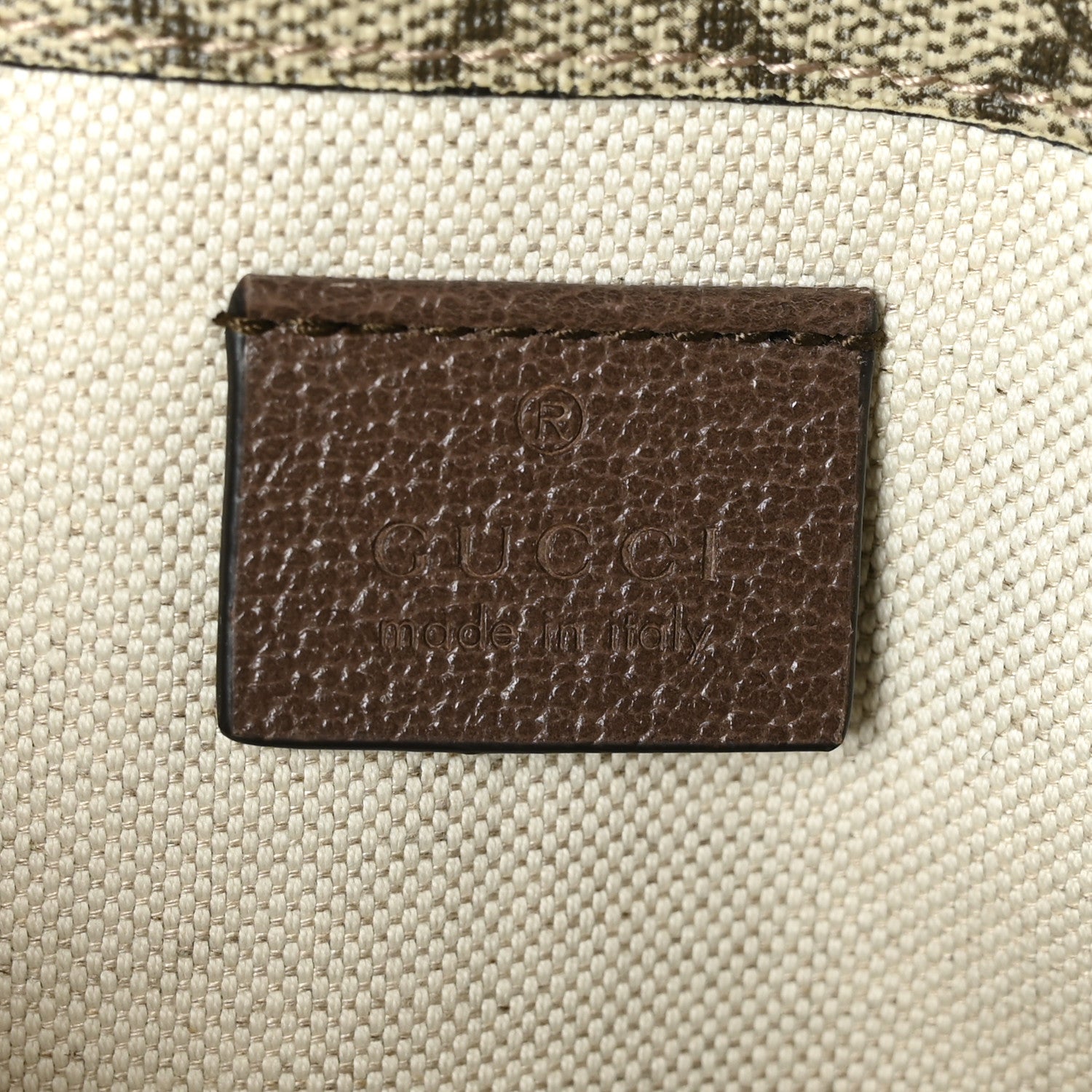 Gucci GG Supreme Monogram Neo Vintage Web Belt Bag Brown 6 of 10