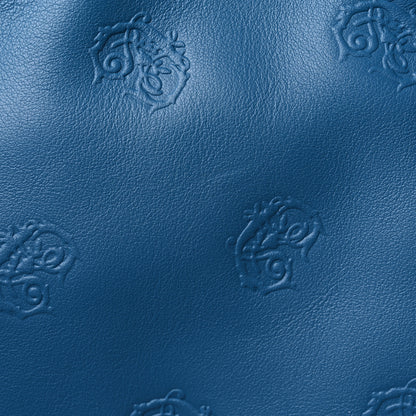 Chloe Smooth Calfskin Rose Embroidered Tao Zipped Tote Blue 12 of 15