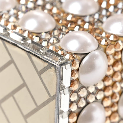 Judith Leiber Crystal Pearl Amelia Hot Air Balloon Minaudiere Clutch Champagne 12 of 13