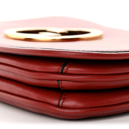 Gucci Roxy Calfskin Web Mini Blondie Shoulder Bag Blondie Red 9 of 11