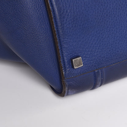 Celine Supple Calfskin Medium Phantom Luggage Indigo 14 of 24