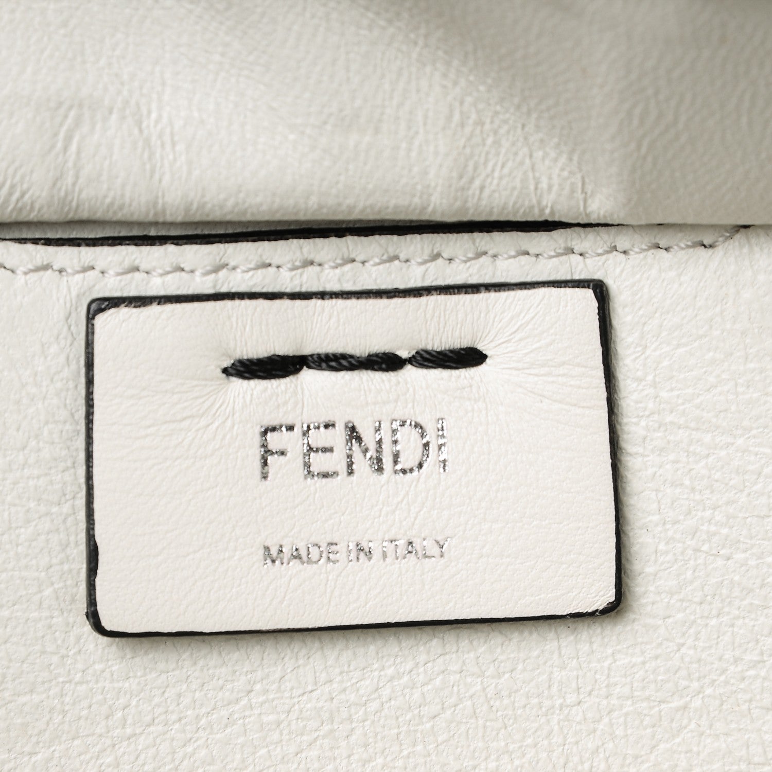 Fendi Vitello Dolce Shiny Nappa Petite 3Jours Tote Black 6 of 14