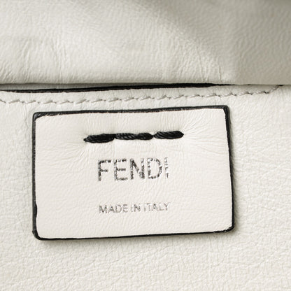 Fendi Vitello Dolce Shiny Nappa Petite 3Jours Tote Black 6 of 14