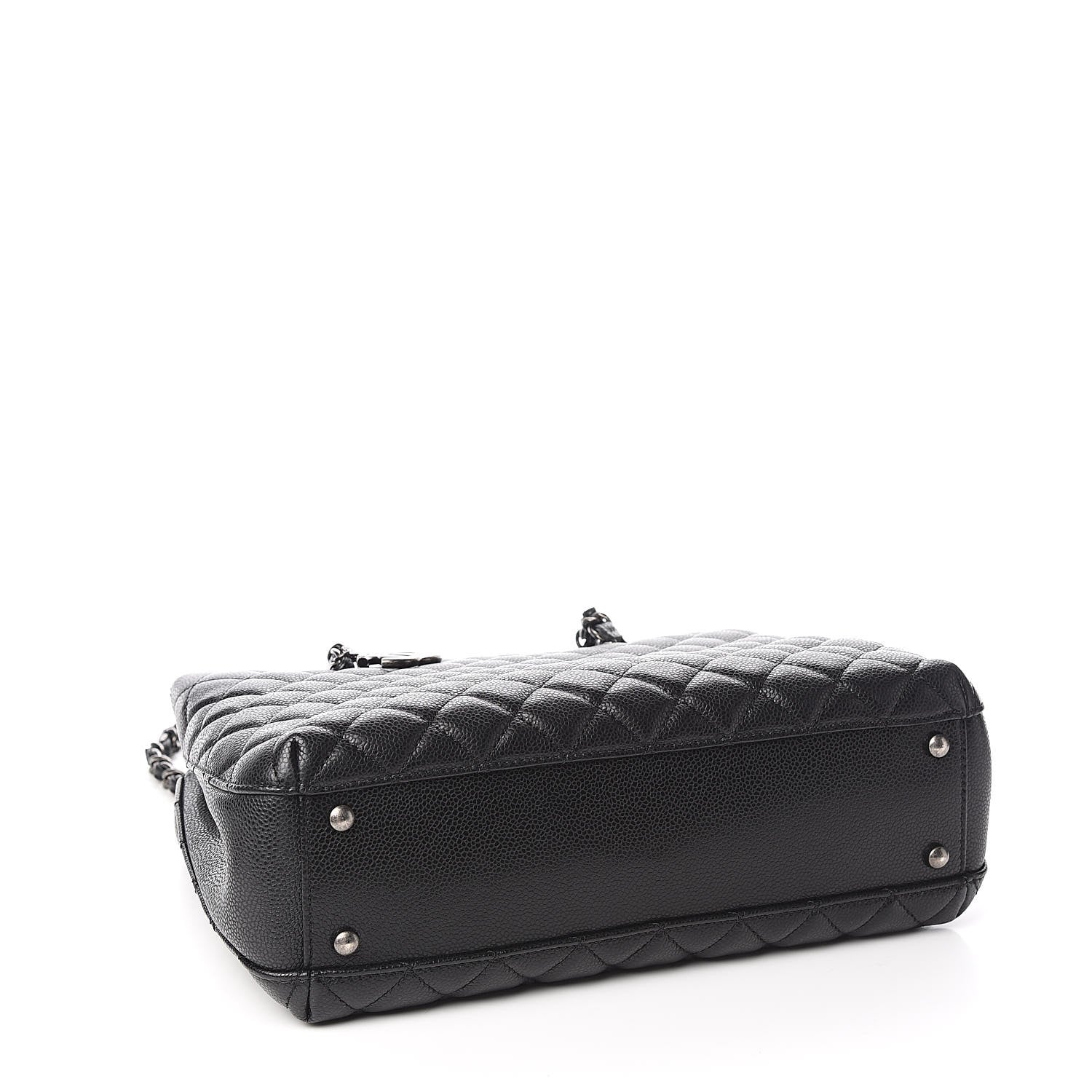 Chanel Caviar Quilted Small City Shopping Tote Black 4 of 12
