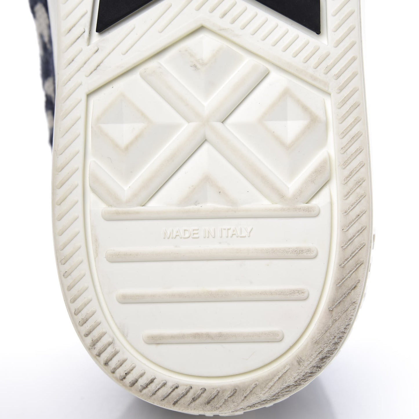 Canvas Oblique Walk'N'Dior Low Top Sneakers 38 Deep Blue