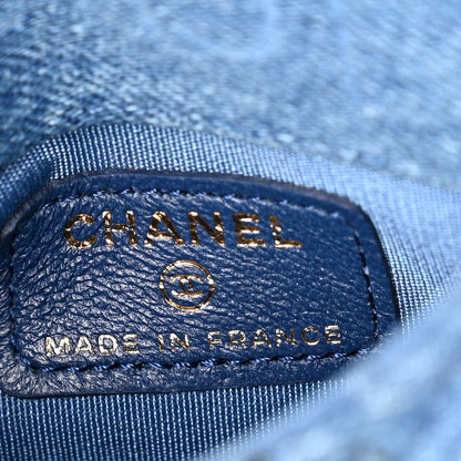 Chanel Denim Quilted Denim Mood Belt Bag Blue Multicolor 5 of 10