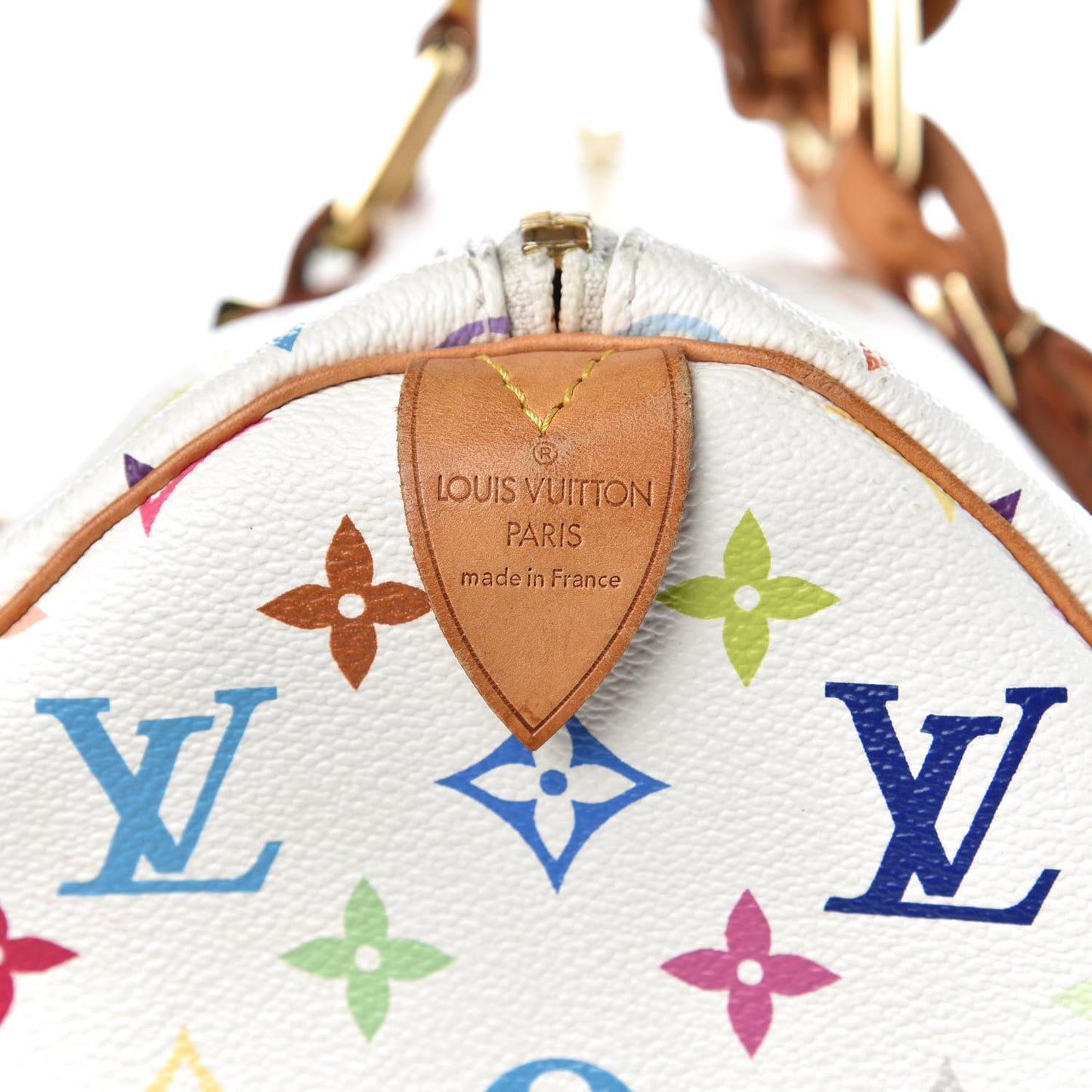 Monogram Multicolor Keepall 45 White