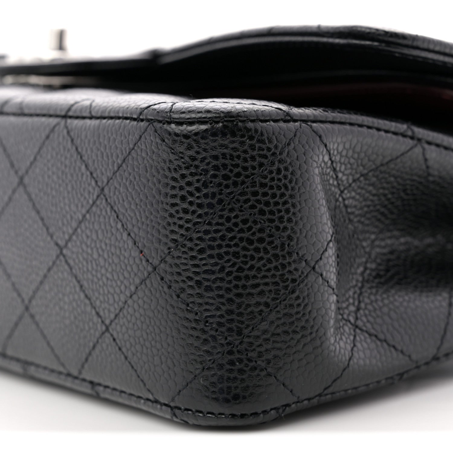 Chanel Caviar Quilted Medium Double Flap Black 10 of 11