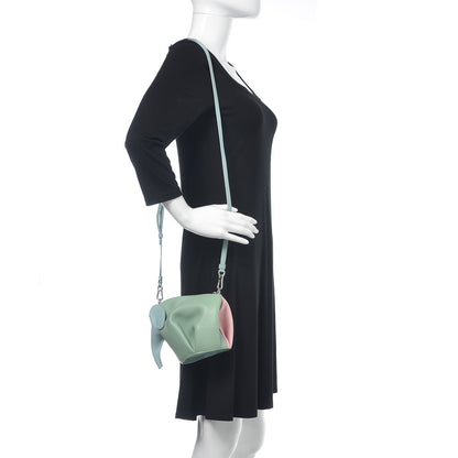 Loewe Calfskin Mini Elephant Crossbody Bag Multicolor 2 of 7