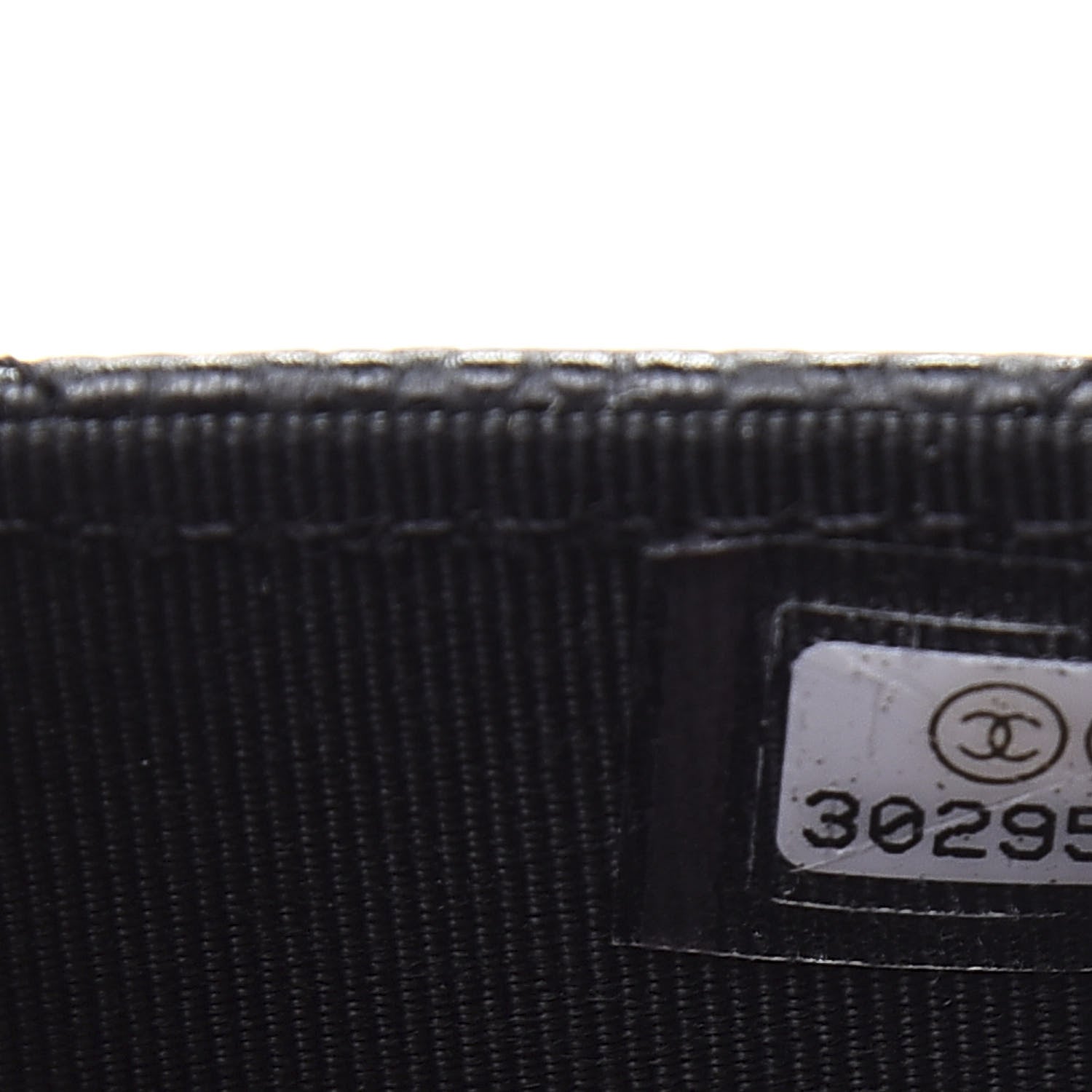 Chanel Caviar Quilted Flap Card Holder Wallet Black 10 of 11