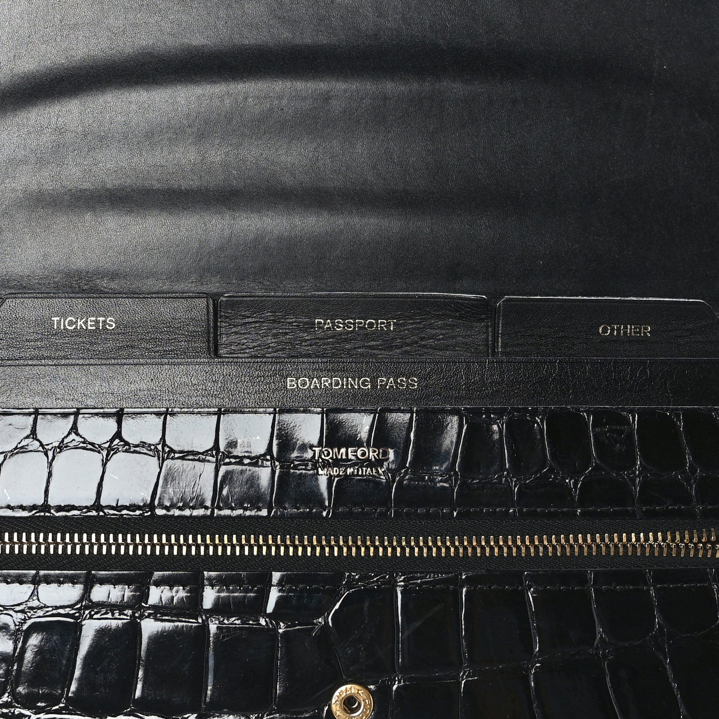 Alligator Clutch Black