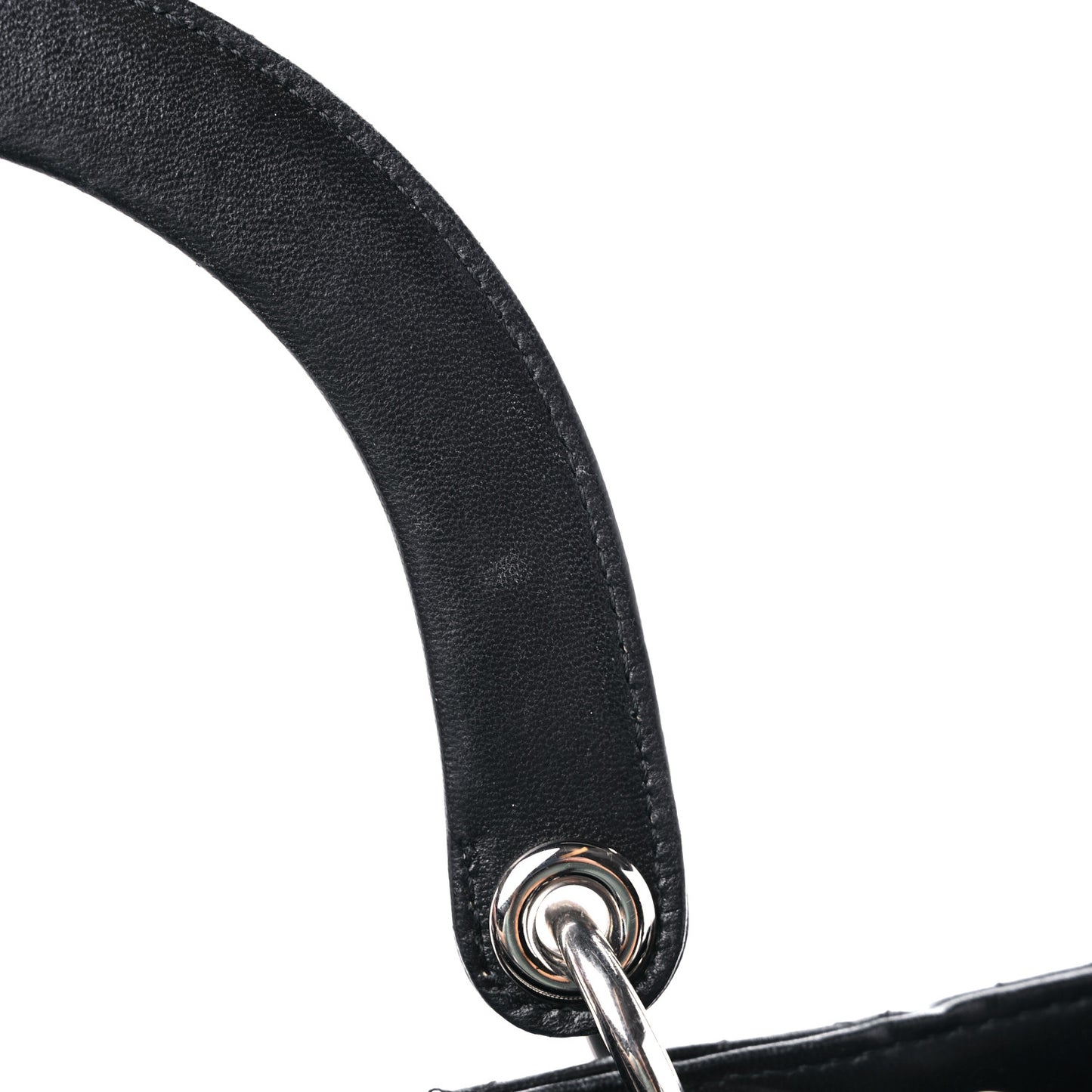 Lambskin Cannage Medium Lady Dior Black