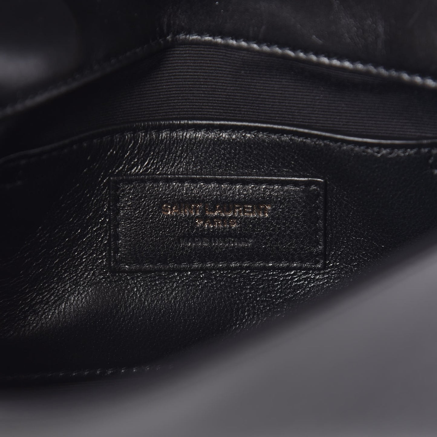 Calfskin Monogram Smoking Clutch Black
