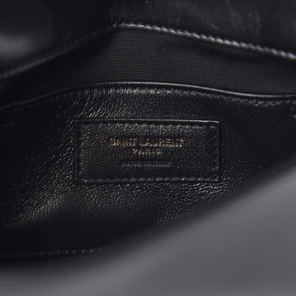 Saint Laurent Calfskin Monogram Smoking Clutch Black 6 of 7