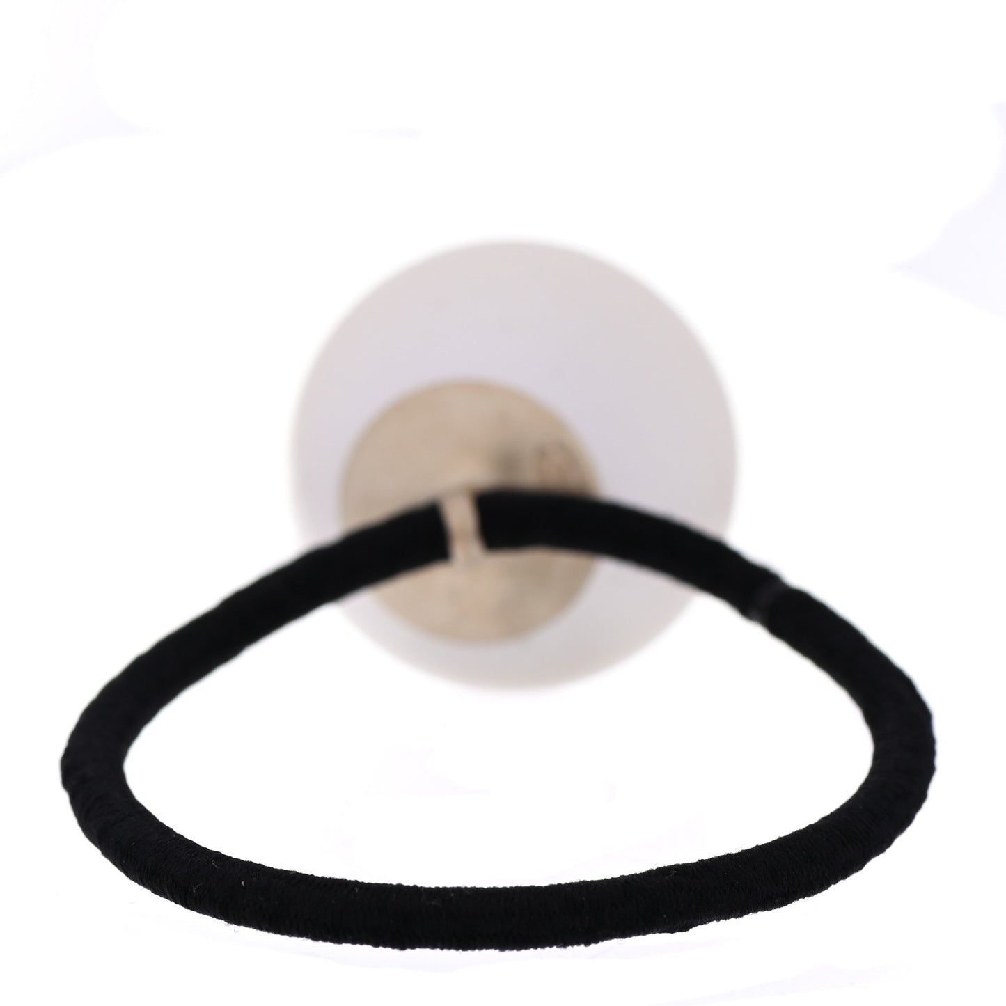 Pearl CC Hair Tie Black White