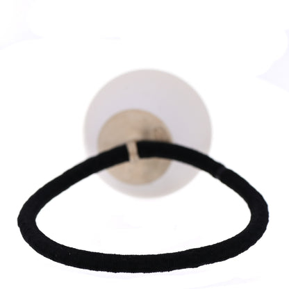 Chanel Pearl CC Hair Tie Black White 3 of 4