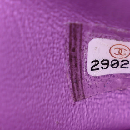 Chanel Lambskin Quilted Mini Square Flap Purple 7 of 10
