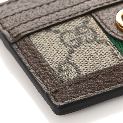 Gucci GG Supreme Monogram Ophidia Card Holder Brown 7 of 8