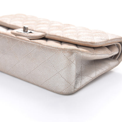 Chanel Iridescent Calfskin Medium Double Flap Light Gold 12 of 12