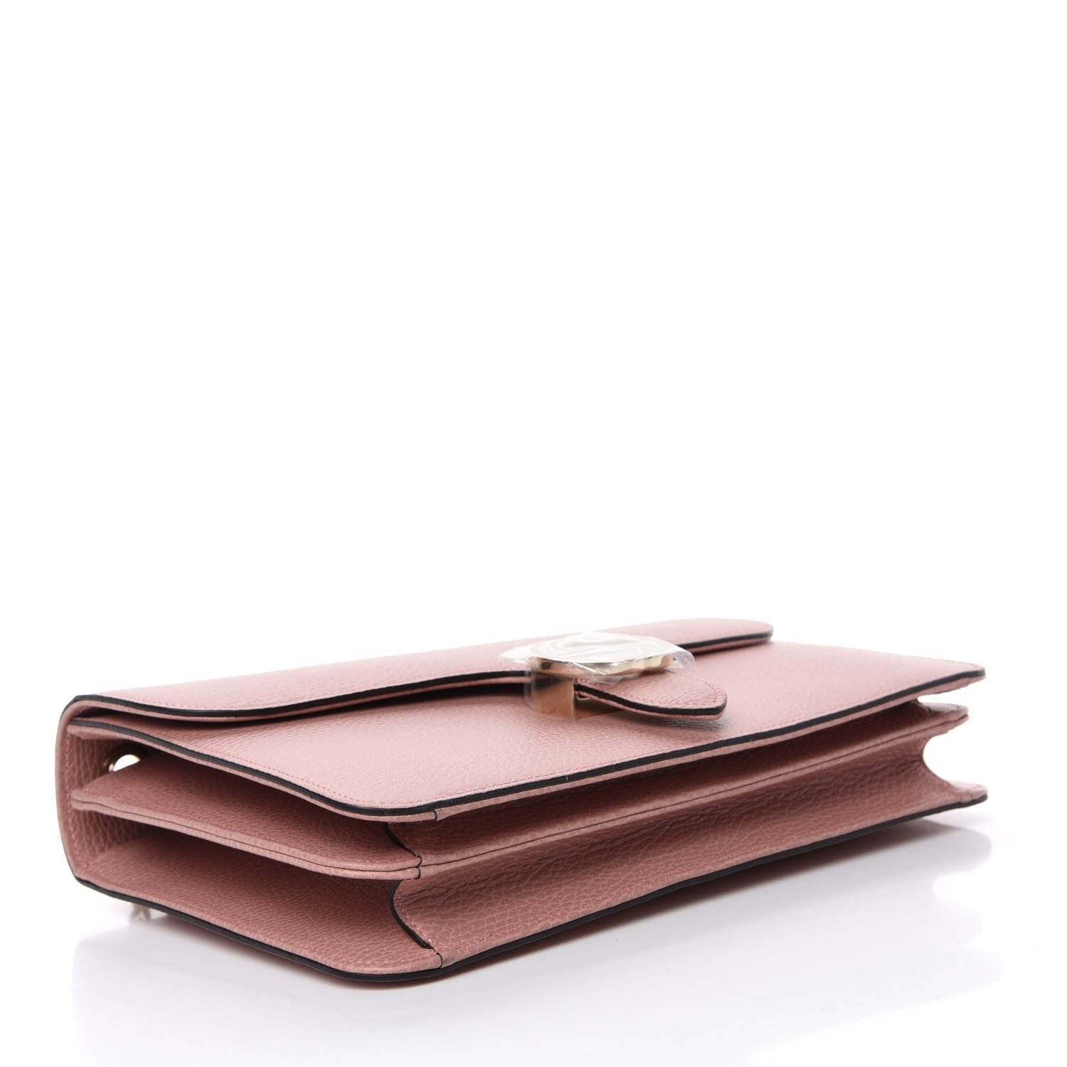 Gucci Dollar Calfskin Interlocking G Shoulder Bag Soft Pink 4 of 10