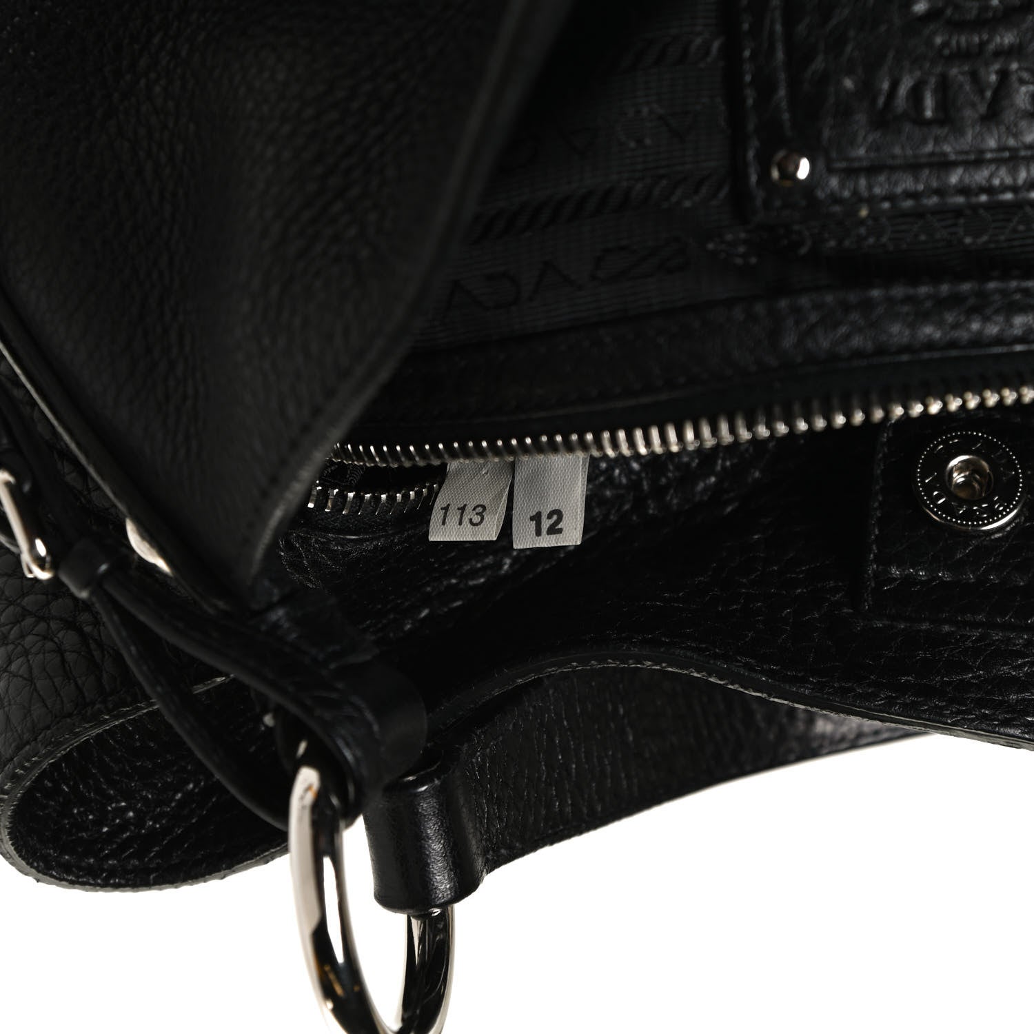 Prada Vitello Daino Tote Black 7 of 13