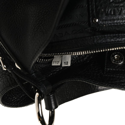 Prada Vitello Daino Tote Black 7 of 13
