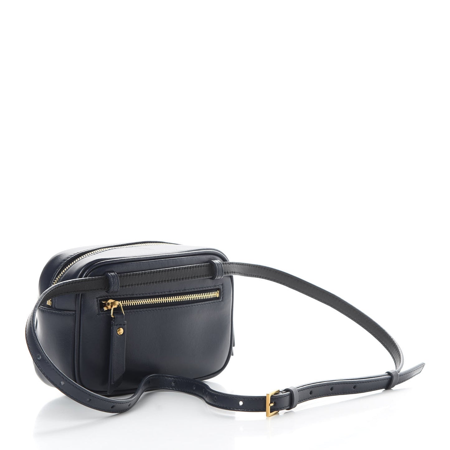 Calfskin Matelasse Monogram Lou Belt Bag Blue