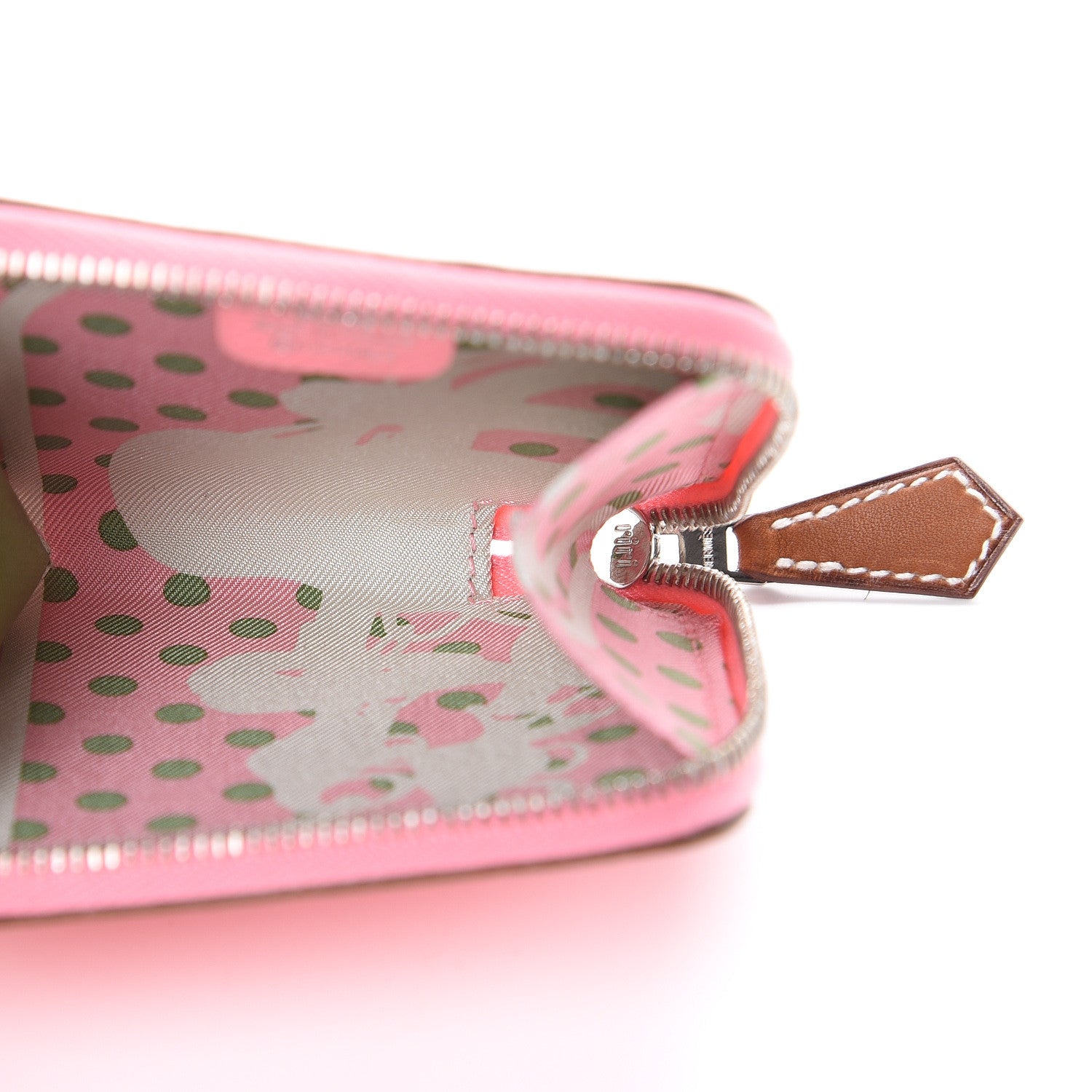 Hermes Epsom Silk'in Coin Purse Rose Confetti 4 of 7