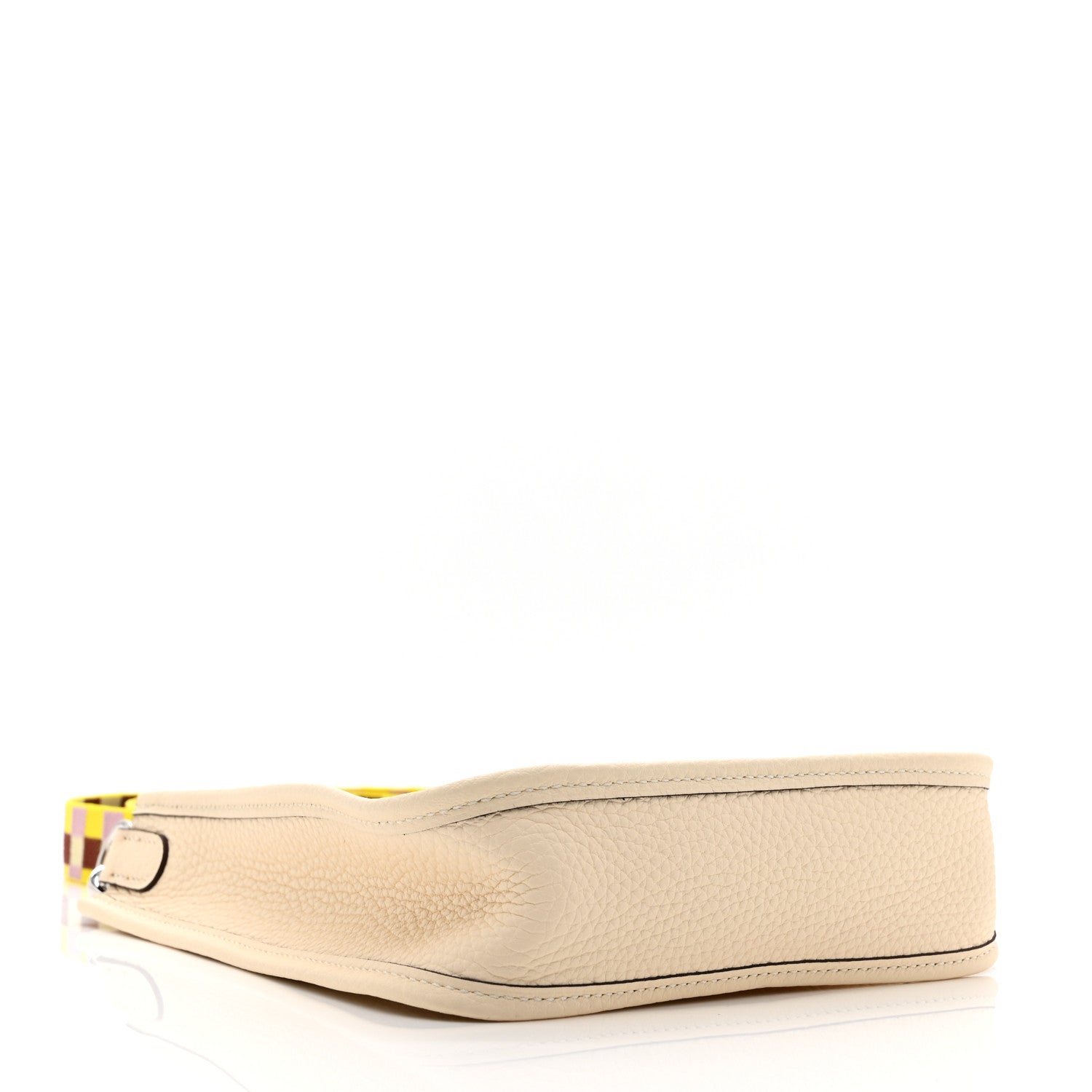 Hermes Taurillon Clemence Maxi Quadrille Evelyne TPM Nata Citron Rouge H Mauve Sylvestre 4 of 11