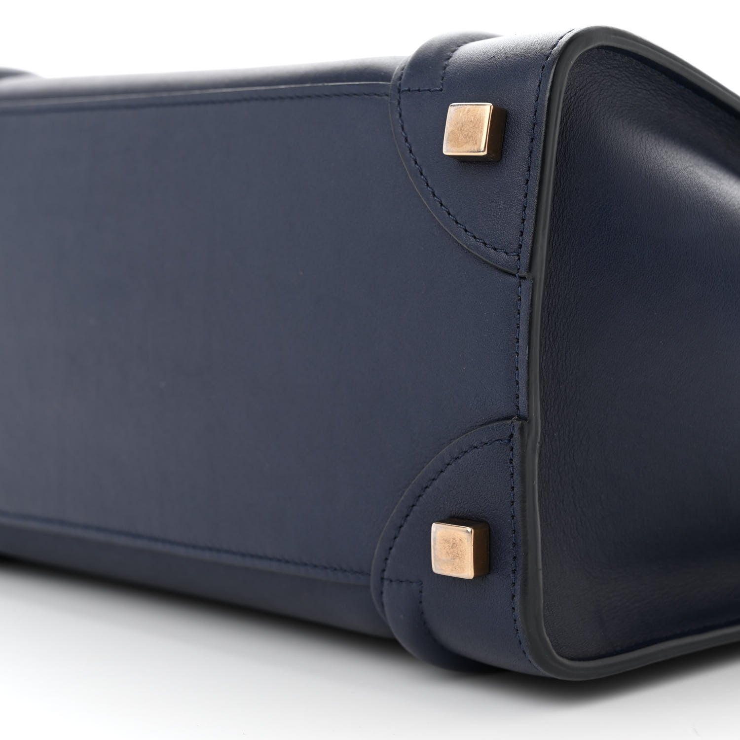 Celine Smooth Calfskin Micro Luggage Navy Blue 9 of 13