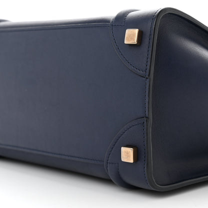 Celine Smooth Calfskin Micro Luggage Navy Blue 9 of 13