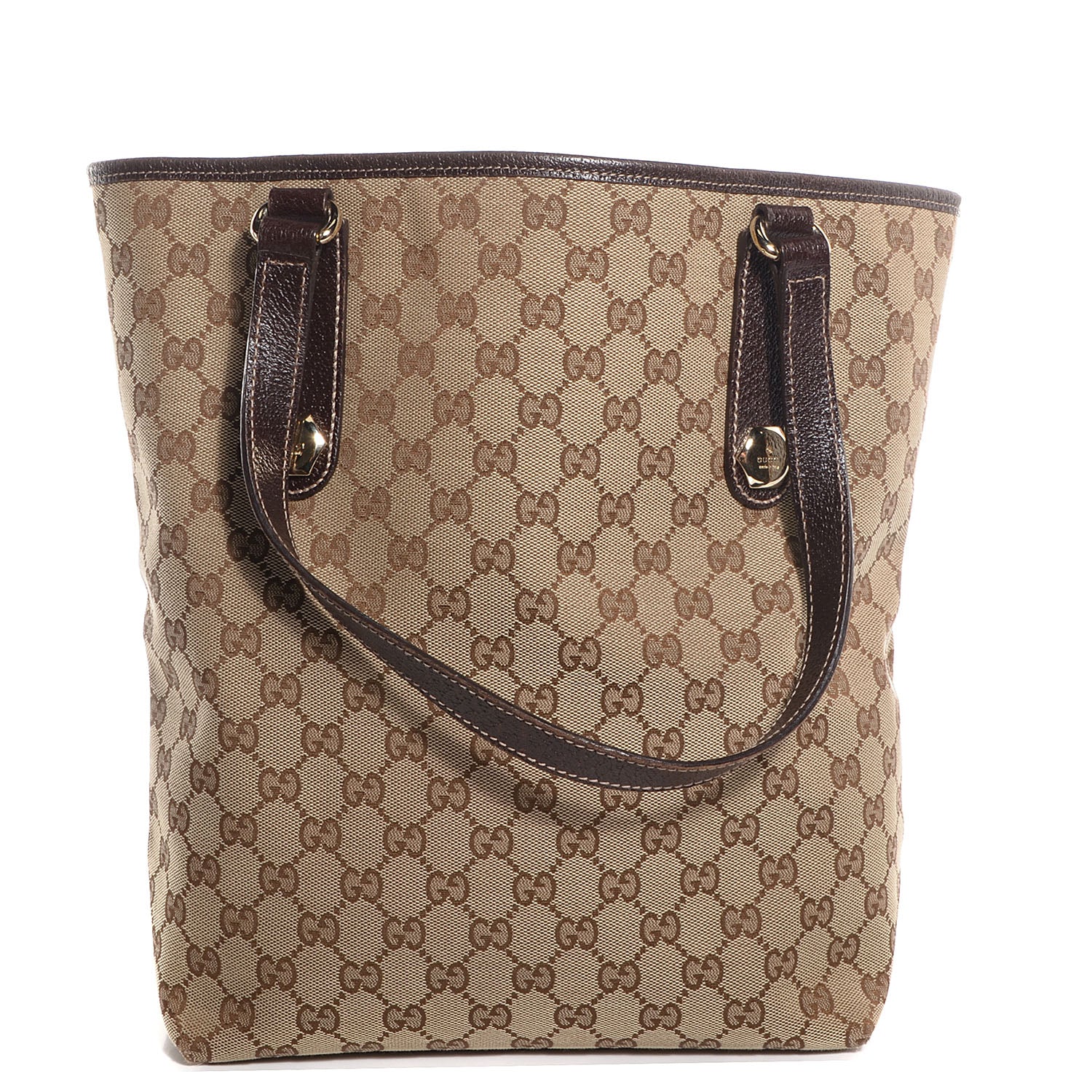 Gucci Monogram Charmy Tote Brown 1 of 7